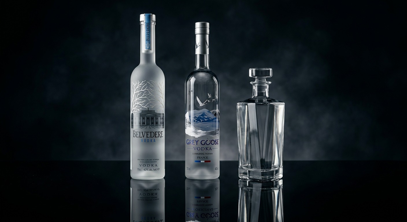 Vodka selection