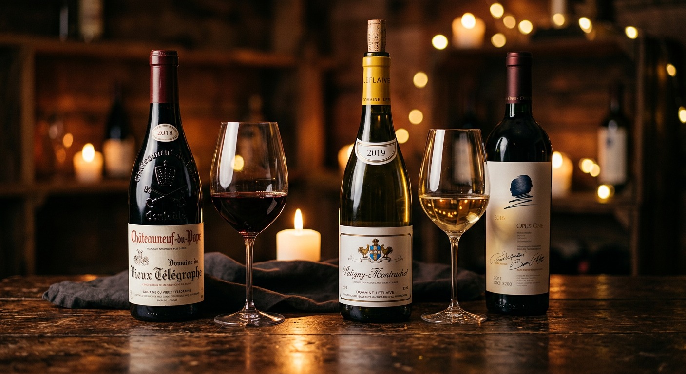 Wine and champagne selection